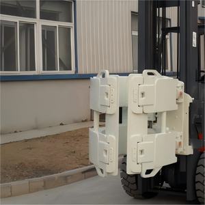 Nuevo accesorio para carretilla elevadora Abrazadera para rollo de papel utilizada en carretilla elevadora apiladora con función de rotación - Product Image 6