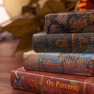 Creativo Van Gogh's Painting lingua vita AR manuale copertina rigida illustrazione questo sposterà il manuale retrò A5 della pittura a olio - Product Image 4