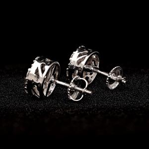 Pendientes de Diamantes de Oro Blanco de Moda, de Alta Brillantez, con un Elegante Diseño, Joyería Elegante para Mujer, Regalo Duradero - Product Image 3
