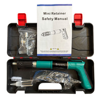 Kit de pistola de clavos de acero inoxidable a granel con 200 clavos incluidos, herramienta de fijación manual industrial y para bricolaje para contratistas