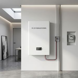 51.2V 100Ah Wall Mount LiFePO4 Battery 5.12kWh Home Solar <b>Energy</b> <b>Storage</b> <b>System</b> Residential Backup Power Supply - Product Image 5