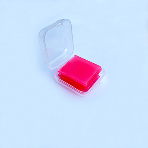 Diamant <span class=keywords><strong>peinture</strong></span> 2x2cm carré cire <span class=keywords><strong>argile</strong></span> rouge bleu violet dans un récipient en plastique - Product Image 3