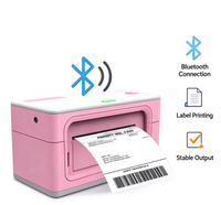 Autocollant d'étiquette de réception Imprimante thermique de codes à barres de bureau Imprimante thermique d'étiquettes Wi-Fi AirPrint Imprimante d'étiquettes d'expédition sans fil