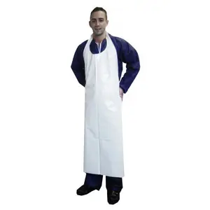 High quality Food processing custom plastic work blue tpu apron