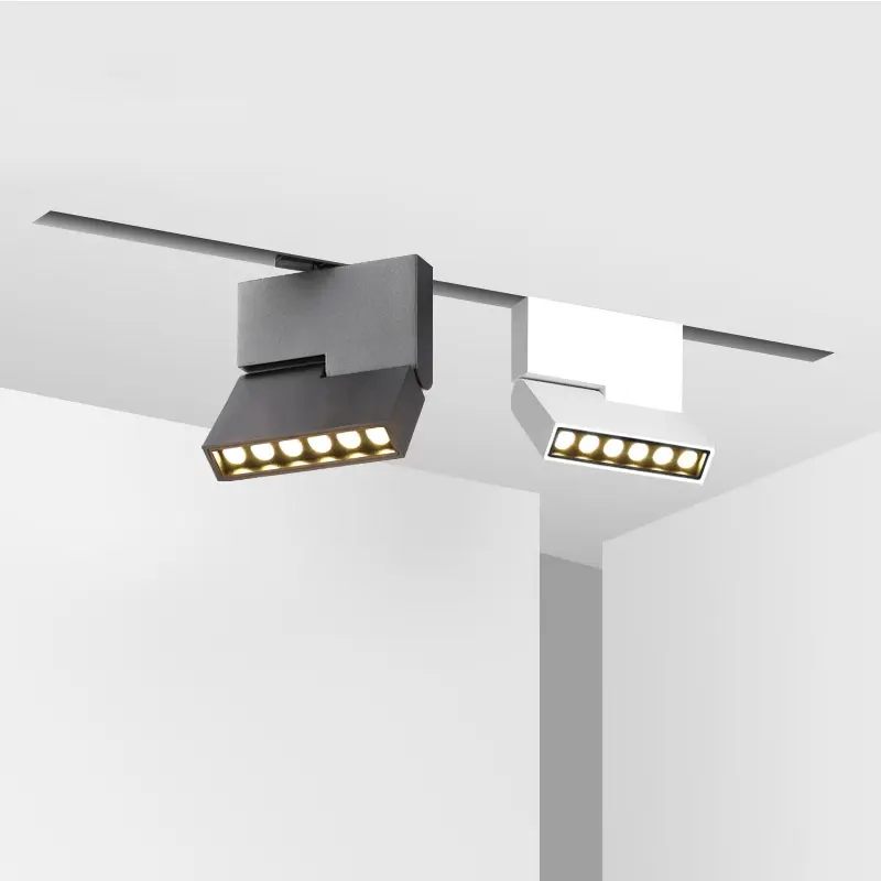 Modern 6W 10W Magnetic Track Lights Suspended LED Magnetic Light Track Lighting Lamp for Home Clothing Shop Store Art gallery