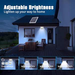 ไฟสปอร์ตไลท์โซลาร์เซลล์ LED สำหรับภายนอกอาคาร กำลังไฟ 100W 200W 300W 400W 500W ระยะไกล สำหรับสวน วัสดุอะลูมิเนียม มาตรฐาน IP65 ขายส่ง - Product Image 4