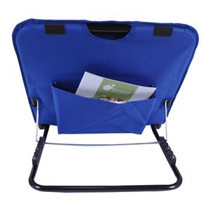 Chaise longue de plage pliable moderne et portable avec cadre en acier inoxydable réglable, imperméable, pour les vacances d'été - Product Image 2