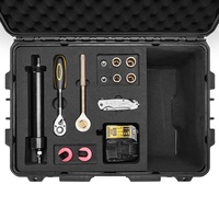Boîte de rangement personnalisée L230 à usage intensif Mallette à outils électriques en plastique dur à roulettes pour perceuse sans fil DEWALT