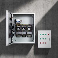 Prix usine JXF 400V Boîtier de distribution métallique intérieur IP40 Triphasé 250A 6kA pour réseau de distribution d'énergie terminale