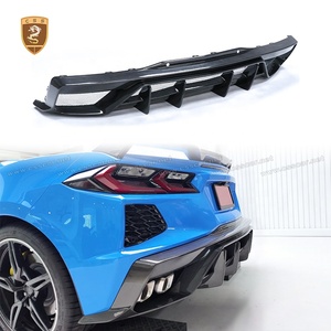 Kit aérodynamique en fibre de carbone sèche de style AD pour diffuseur arrière <span class=keywords><strong>Chevrolet</strong></span> <span class=keywords><strong>Corvette</strong></span> <span class=keywords><strong>C8</strong></span> <span class=keywords><strong>2023</strong></span> - Product Image 5