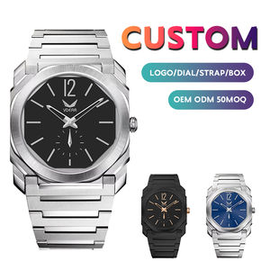 럭셔리 쿼츠 시계 스테인리스 스틸 백 1ATM 방수 쿼츠 시계 제네바 일본 무브먼트 독특한 고품질 시계 - Product Image 1