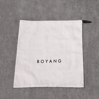 Vente en gros de grands sacs à poussière en coton avec cordon de serrage et logo imprimés personnalisés ensemble de chaussures et sacs réutilisables en toile couvre-chaussures de qualité supérieure