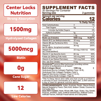 Lifeworth OEM Collagène Peptides Aide Supplément de croissance des ongles sains Collagène Gommes avec Biotine Vitamines