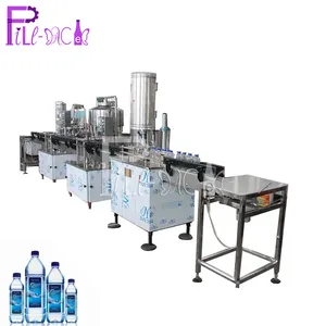 Pure drinking PET bottle water 3 in 1 monoblock washing filling capping equipment / plant / machine / system / line