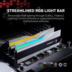 Memoria RAM Z5 RGB Serie DDR5 (Intel XMP 3.0) 64 GB (2x32 GB) 6000 MT/s CL32-38-38-96 1.40 V para Computadora de Escritorio U-DIMM G.Skill - Product Image 4
