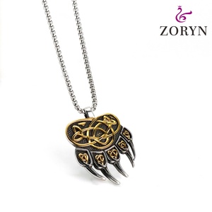 Colgante de Cruz de Acero Inoxidable con Cristales y Grabado Religioso, Joyería de Moda Hip Hop Cristiana Gótica de Titanio para Hombres y Mujeres - Product Image 5