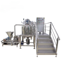 Ligne de production de mayonnaise CE de haute qualité fabriquée en Chine/machine de traitement de sauce/homogénéisateur malaxeur