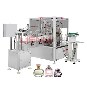 Harga pabrik parfum aoutomatic cair mengisi mesin untuk mini botol cangkir disesuaikan pemegang