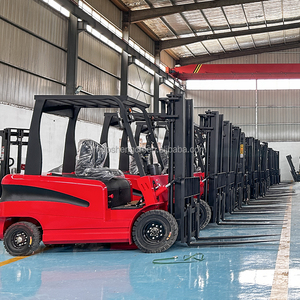 Carretillas elevadoras eléctricas automatizadas inteligentes de servicio pesado <span class=keywords><strong>40</strong></span> toneladas carretilla elevadora eléctrica de batería de litio de 10 toneladas con neumático sólido a la venta - Product Image 1