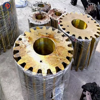 Engranaje de Dientes Mecanizado por CNC OEM/Pinion de Molino de Bolas/Pinion de Acero Forjado para Horno Rotatorio - Precio de Venta