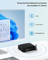 Mini PC sans ventilateur Core I5 8250U/8350U 8 Go DDR4 512 Go SSD 2x Gigabit LAN 2x RS232 COM Wi-Fi 4G SIM Win11 Pro pour usage éducatif
