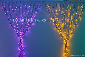 Guirnalda <span class=keywords><strong>de</strong></span> Luces LED con Forma <span class=keywords><strong>de</strong></span> Estrella para Ventana, Cortina <span class=keywords><strong>de</strong></span> Luces para Decoración <span class=keywords><strong>de</strong></span> Escenarios, Bodas y Fiestas - Product Image 4