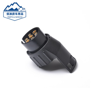 12V Trailer Connector <b>Adapter</b> 7P To 13P Euro <b>Plug</b> For RV Bus Camper Use - Product Image 1