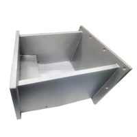 Pièces de tôlerie personnalisées découpées au laser en aluminium anodisé et acier inoxydable, services d'usine OEM de poinçonnage et de pliage