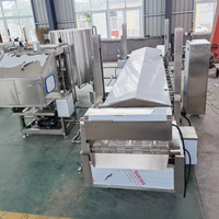 Machine à frites et à chips de poulet halal avec dispositif de sécurité intégré, friteuse pour ingrédients de boulangerie et de pâtisserie, pour la production de fruits crus et de chips