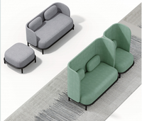 Ensemble de canapés modulaires extensibles modernes pour la maison, le bureau, la bibliothèque, l'appartement, la salle de repos, le café, la salle de formation, l'hôtel, la chambre à coucher