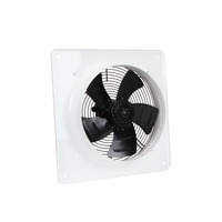 Hangda Quadratischer Axialventilator 500mm Wandmontiert 220V 240V Industrielle Kühlung Belüftung Abluft 6500 CMH Metallflügel