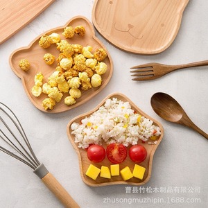 จานไม้รูปดาวการ์ตูนสำหรับเด็ก ใช้สำหรับเสิร์ฟอาหารเช้า ของหวาน เค้ก - Product Image 5