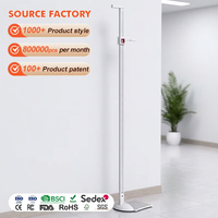 Báscula Digital Moderna para Interiores, con Pantalla LED, Vidrio Templado, Capacidad de 200 kg/100 g, 210 cm de Altura, Alta Precisión, para Niños