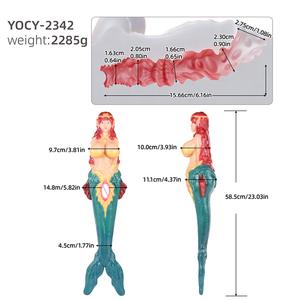 Mermaid Style Full Body Silicone Doll Single Channel <b>Male</b> Masturbator Realistic Feel Penis Stroker Adult Sex <b>Toy</b> for Men 18+ - Product Image 6