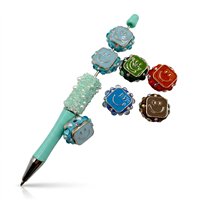 Collier DIY Selina Crystal Écologique Fait Main avec Strass, Chaîne de Téléphone Portable et Stylo à Perles pour Chapeau