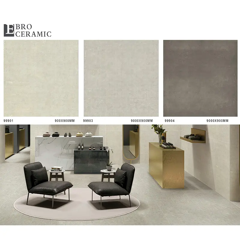 900x900 tiles floor porcelain beige grey brown color matt finish ceramic floor tile