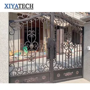 Xiyatech ประตูทางเข้าเพื่อความปลอดภัยแบบกำหนดเอง, ดีไซน์ประตูเหล็กดัดประตูทางเข้า