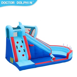 Airmyfun bắn tung tóe cá mập trượt nước <span class=keywords><strong>Inflatable</strong></span> nhà trẻ em sử dụng lâu đài bơm hơi - Product Image 5