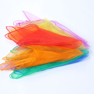 Écharpes de danse en nylon dégradé pour jonglerie, danse carrée, tours de <span class=keywords><strong>magie</strong></span>, accessoires de danse, écharpe de performance en mousseline - Product Image 2