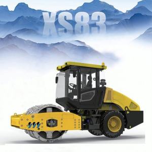XS83 Compacteur à rouleaux vibrants entièrement hydraulique Machine de compactage à tambour unique avec composant de moteur central - Product Image 6