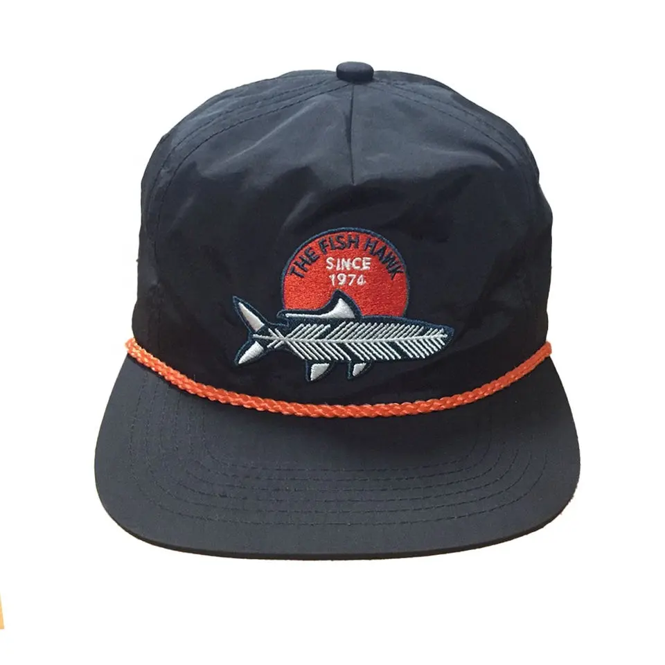 사용자 정의 빈 스포츠 로프 모자 실행 5 패널 야외 빈티지 골프 모자 Snapback 트럭 모자 로프 남자 두꺼운 코듀로이 모자