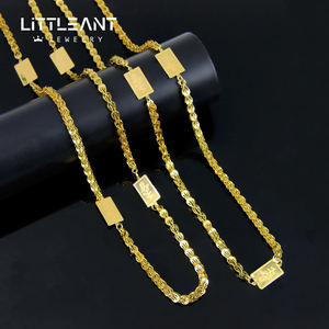 Moda arabica Dubai 18k placcato oro collane lunghe all'ingrosso 80/160cm impermeabile moneta Design <span class=keywords><strong>religione</strong></span> gioielli per le donne - Product Image 6