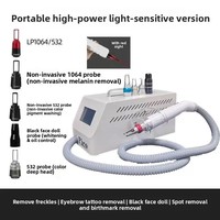 Machine de lavage des sourcils non invasive Pico, en alliage de chrome, technologie de pointe, sans ajout d'eau, haute puissance, pour l'élimination des taches de rousseur et le détatouage