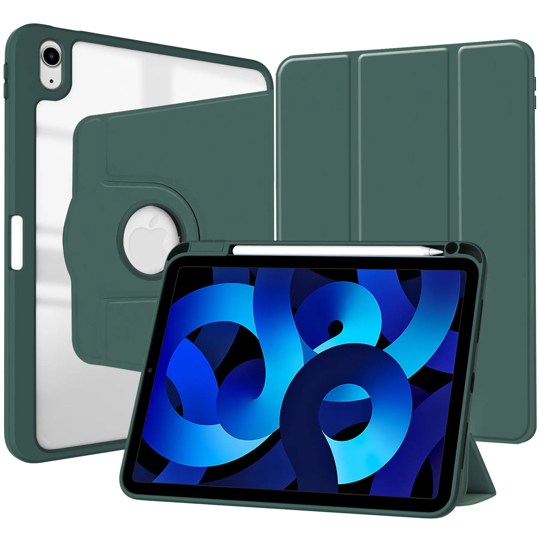 Deri Tablet kapak PC iPad kılıfı 10.2 10.9 12.9 için iPad hava 4 5 kapak Mini 6 7 8 9 Pro kılıf
