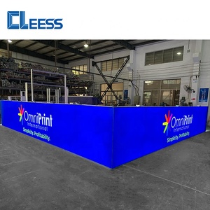 Triển lãm hiển thị các nhà sản xuất tùy chỉnh thương mại hiển thị đồ họa freestanding Backlit Booth ý tưởng để bán - Product Image 3