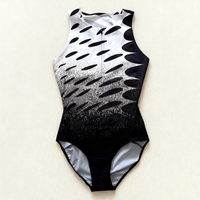 Nouveau design Justaucorps de gymnastique rythmique imprimé, Tenue de danse, Justaucorps de gymnastique, Combinaison de patinage à roulettes, Vêtements de course