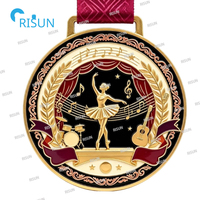 Medalla Personalizada para Instrumentos Musicales, Coros, Conjuntos, Bandas, Espectáculos de Danza, Medallón Musical Personalizado