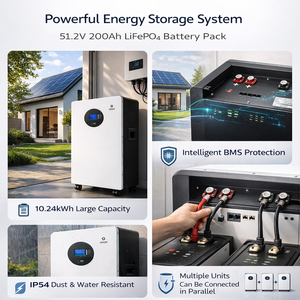 Bateria LiFePO4 de 51.2V 200Ah com Longa Vida Útil para Sistema de Armazenamento de Energia Solar - Product Image 4