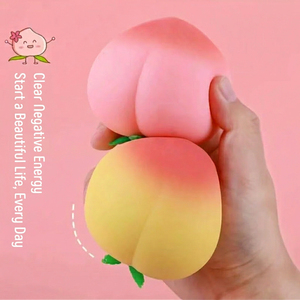 Realistic Peach Squeeze Ball Slow <b>Rebound</b> Fidget Toy Cute Stress Relief Vent Toy for Adults & Kids Wholesale - Product Image 2