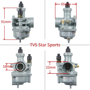 <span class=keywords><strong>Carburador</strong></span> de Repuesto para Sistema de Combustible Prémium para Motocicletas TVS Star City Sports Self de 100 CC de Alto Rendimiento - Product Image 3